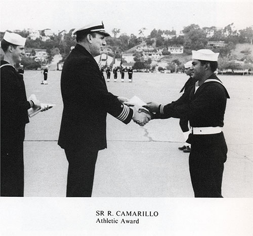 Company 83-203 San Diego NTC Athletic Award R. Camarillo, SR.