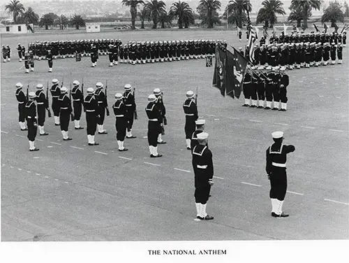 Company 83-203 San Diego NTC Recruits, National Anthem.