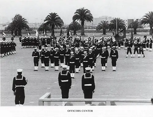 Company 83-203 San Diego NTC Recruit Graduation - Officers Center.