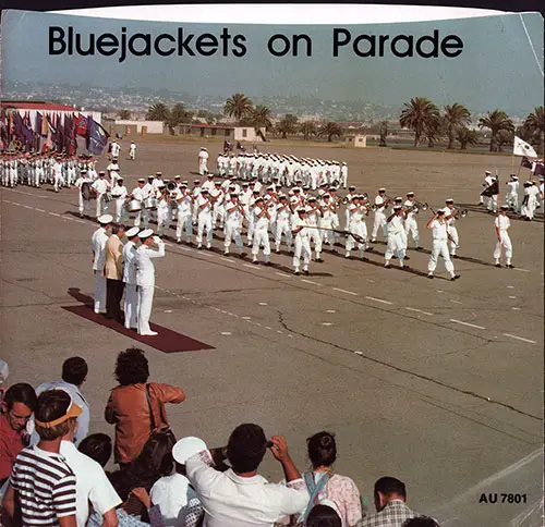 Company 83-203 San Diego NTC Recruits, Bluejackets on Parade Record Jacket - Front.