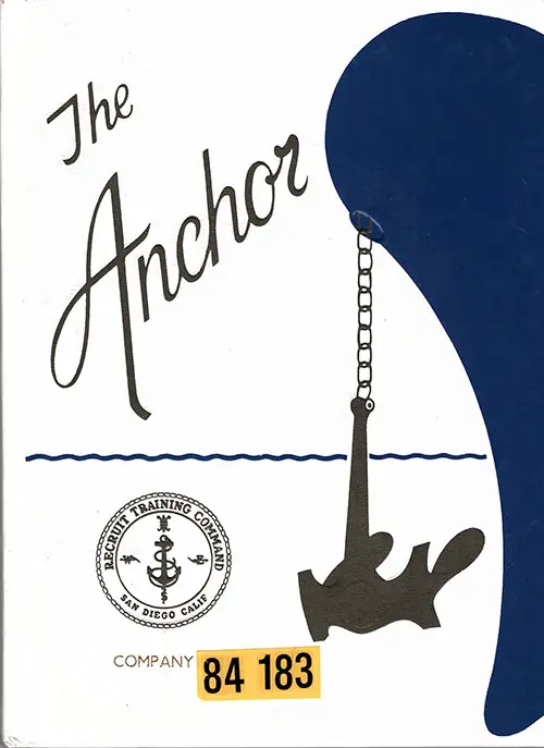 Front Cover, The Anchor 1984 Company 183, Navy Boot Camp Yearbook.