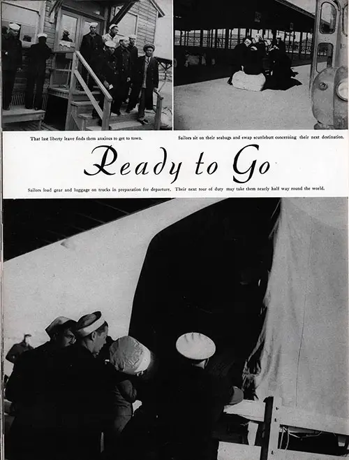 Sailors Prepare to Leave the Distribution Center for Their Next Tour of Duty, Part 1.