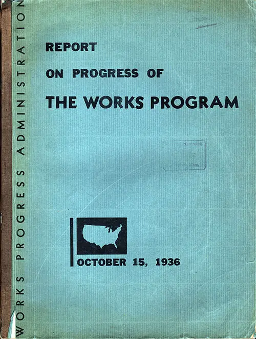 WPA - Report on Progress of The Works Program - 1936