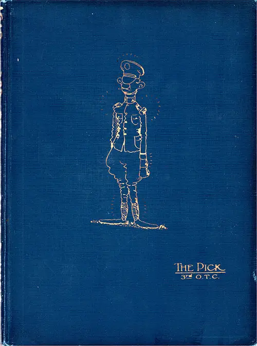 Front Cover, "The Pick" 3rd Officers Training Camp at Camp Devens, Ayer, Massachusetts 1918.