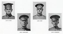 3rd OTC Fourth Company Officers at Camp Deven.