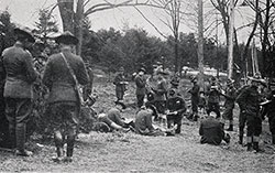 Officers Estimating the Situation at 3rd OTC - Camp Devens.