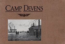 Front Cover with Photo Insert, Camp Devens: Described and Photographed, 1918.