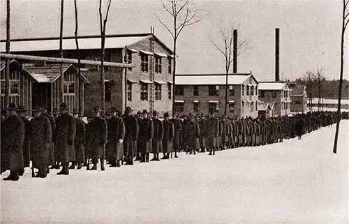 Depot Brigade Battalion at Camp Devens.