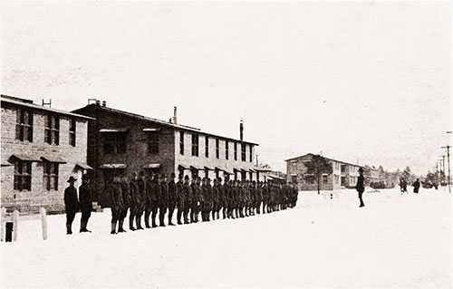 The 204th Ambulance Company at Right Dress.