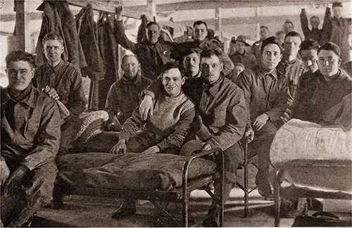 301st Infantry Supply Company Showing Inside of Barracks.