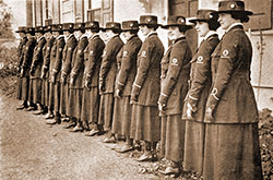 Telephone Operators of the Bell Telephone Company of Pennsylvania, at Camp Dix, New Jersey.