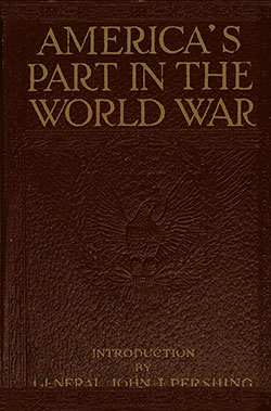 Front Cover, America's Part in the World War by Richard F. Beamish and Francis A. March, Ph.D., 1919.