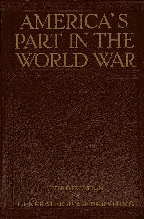 Front Cover, America's Part in the World War by Richard F. Beamish and Francis A. March, Ph.D., 1919.