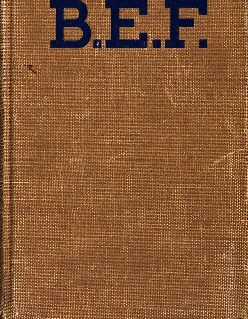 Front Cover, B.E.F. The Whole Story of the Bonus Army, 1933, from Original Printing.