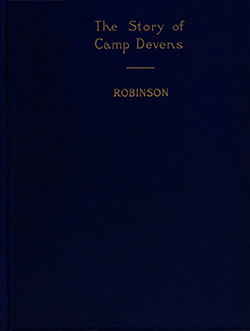 Front Cover, Forging the Sword: The Story of Camp Devens by William J. Robinson, 1920.