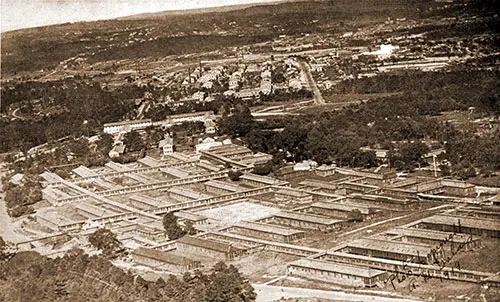 The Base Hospital and the Rest of the Camp in the Distance.