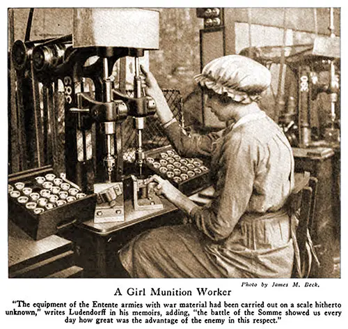 A Girl Munition Worker.