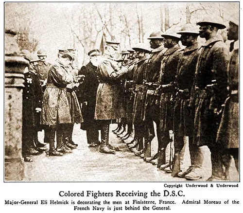 [African-American] Soldiers Receiving the Distinguished Service Medal.
