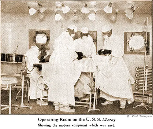 Operating Room on the USS Mercy. Showing the Modern Equipment Which Was Used. Photograph © Paul Thompson.