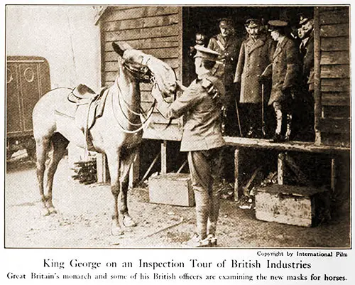 King George on an Inspection Tour of British Industries.