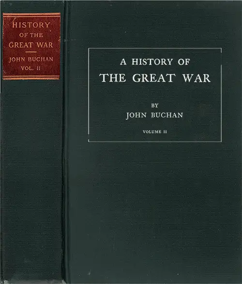 Front Cover, History of the Great War, Volume 2 by John Buchan, 1923.