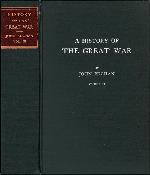 Front Cover, History of the Great War, Volume 3 by John Buchan, 1923.