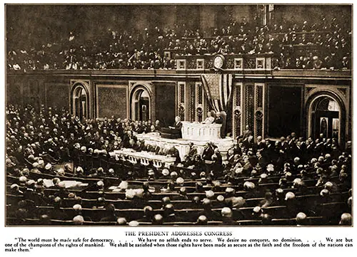 The President Addresses Congress.