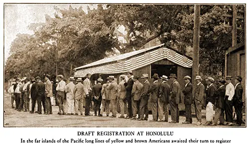 Draft Registration at Honolulu.