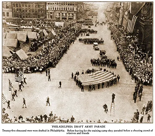 Philadelphia Draft Army Parade.