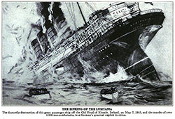 GGA Image ID # 1853f659f8 The Sinking of the Lusitania.