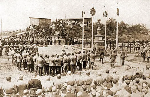 Dedication of Russian Cemetery Memorial in the Prison Camp at Frankfort.