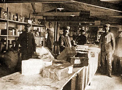 The Parcel Post Rooms at Prison Camp, Dülmen.