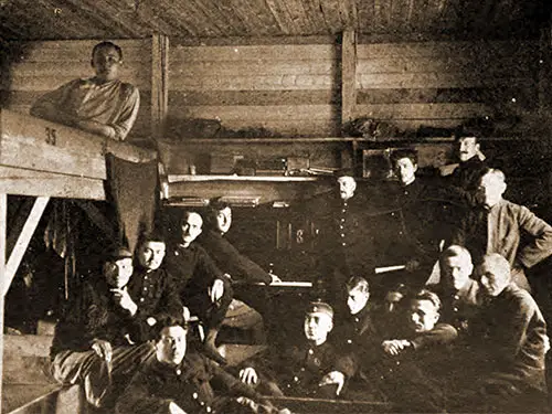 View in One of the Barracks at Göttingen.