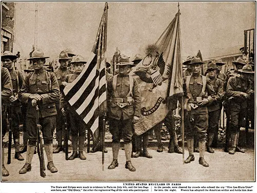 United States Regulars in Paris.