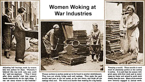 Women Working at War Industries. Photograph by Horace E. Thomas.