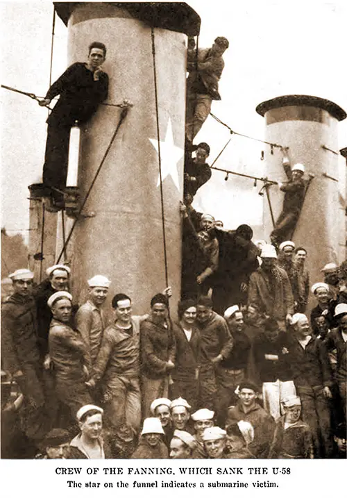 Crew of the USS Fanning, Which Sank the U -58.