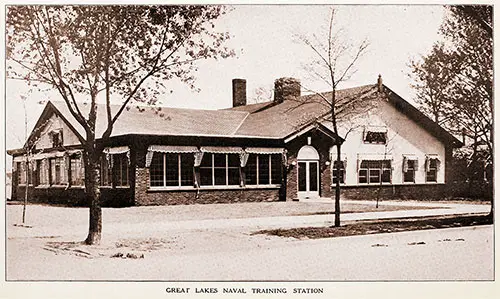 Hostess House at the Great Lakes Naval Training Station.