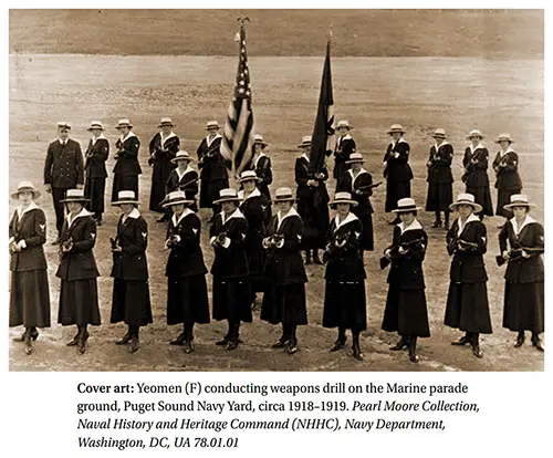 Yeomen (F) Conducting Weapons Drill on the Marine Parade Ground, Puget Sound Navy Yard, circa 1918-1919.