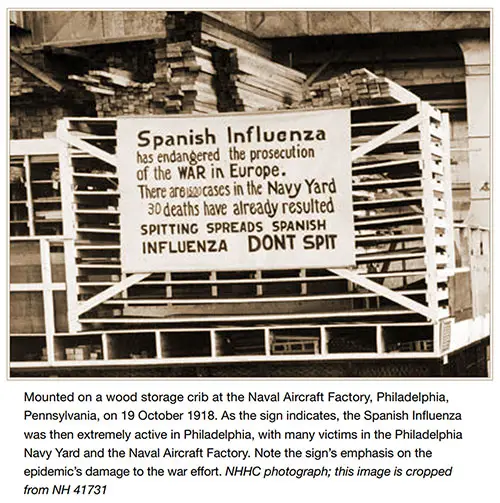 Mounted on a Wood Storage Crib at the Naval Aircraft Factory, Philadelphia, Pennsylvania, on 19 October 1918.