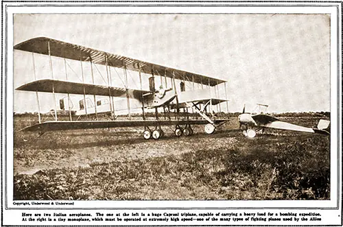 Here Are Two Italian Aeroplanes.