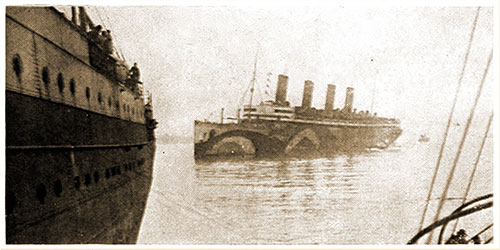 Scene at Hoboken -- Transport Ships in the Harbor.