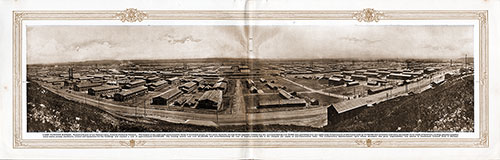 Panoramic View of Camp Funston Kansas.