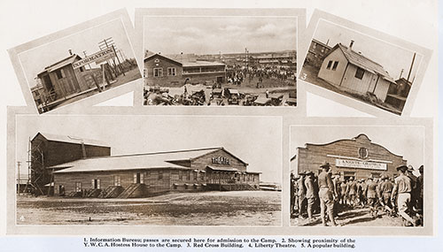 Popular Buildings at Camp Funston.