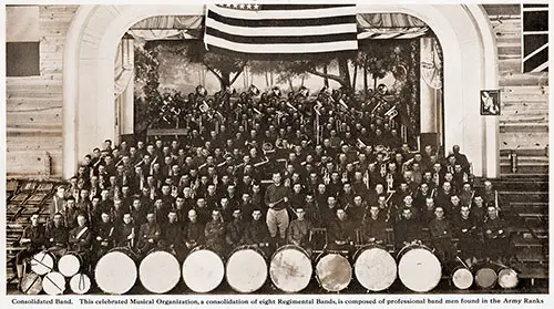 Consolidated Band at Camp Funston.