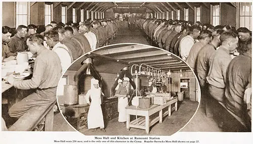 Mess Hall and Kitchen at Remount Station.