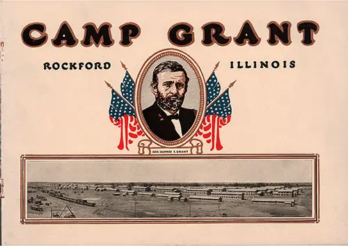 Front Cover, Camp Grant, Rockford, Illinois - A Picture History, 1917.