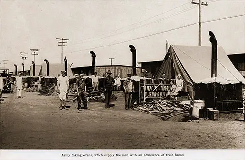 Army Baking Ovens, Which Supply the Men with an Abundance of Fresh Bread.