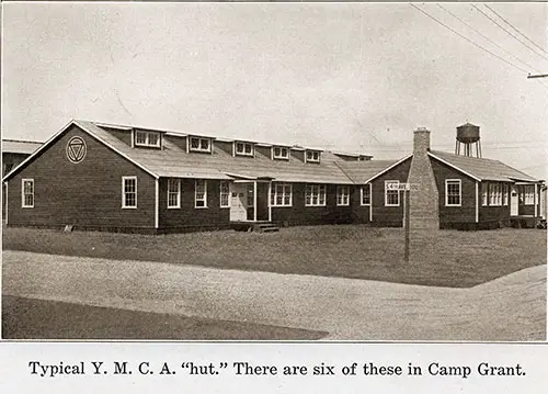 Typical YMCA "hut." There are six of these in Camp Grant.