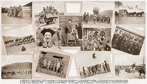 Collage of "Snap Shot" Views Contributed by Union Pacific Press Bureau.