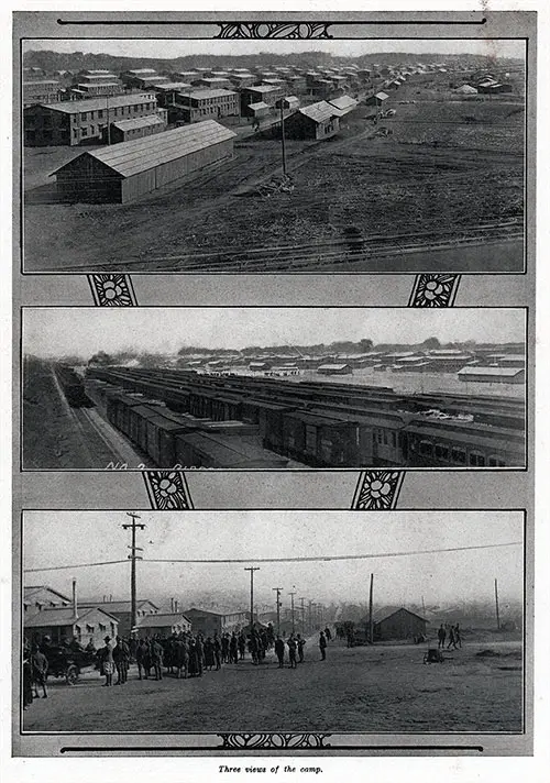 Camp Dodge Photographs, Series 6: Three Views of the Camp - 1917.